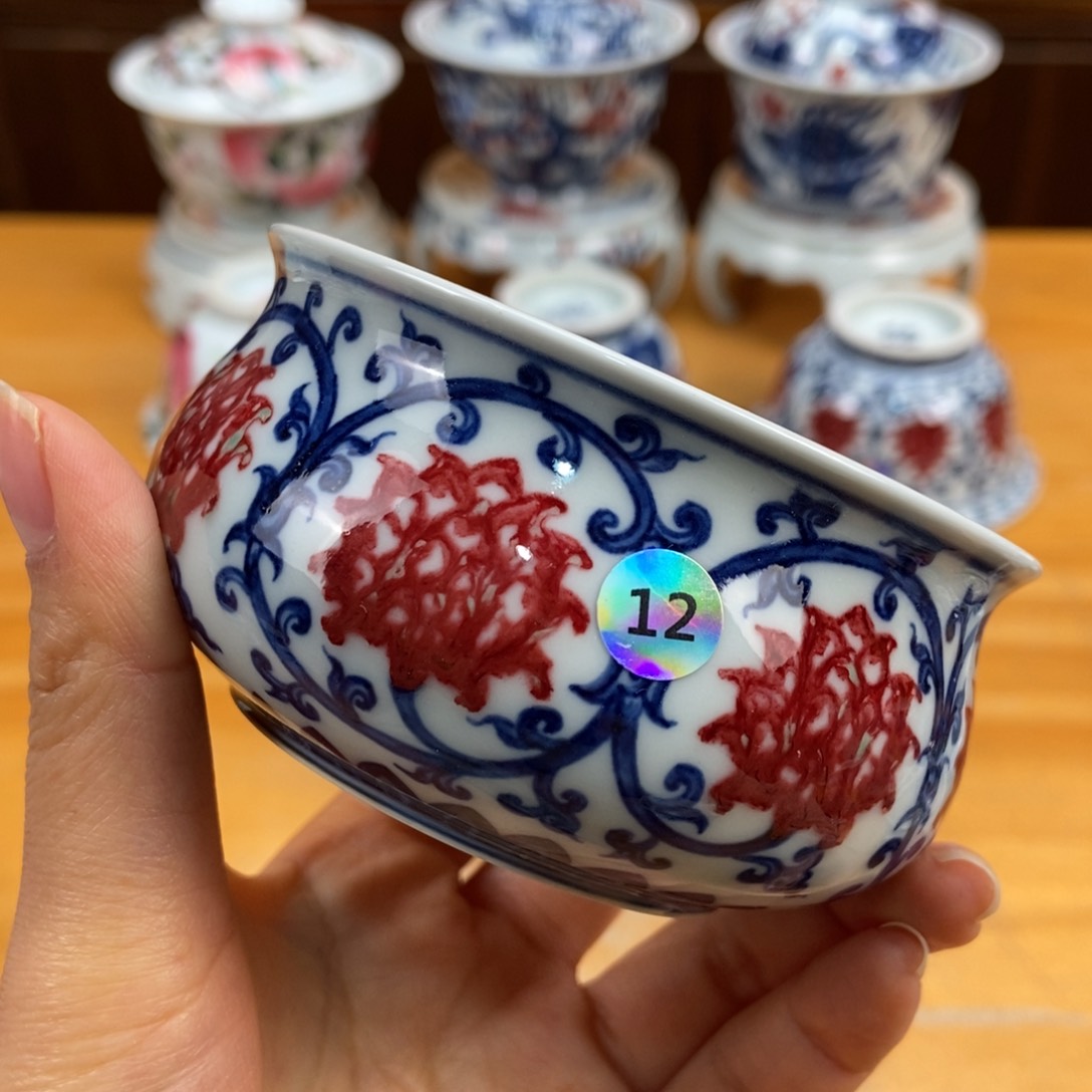 手绘现代茶具非古董