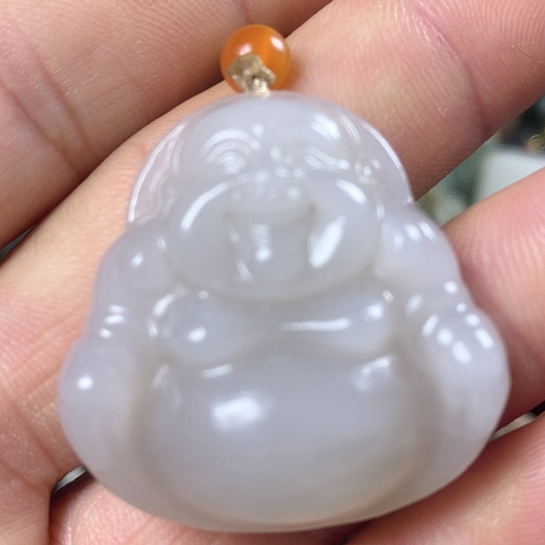 和田玉（糖玉）颈饰未镶嵌