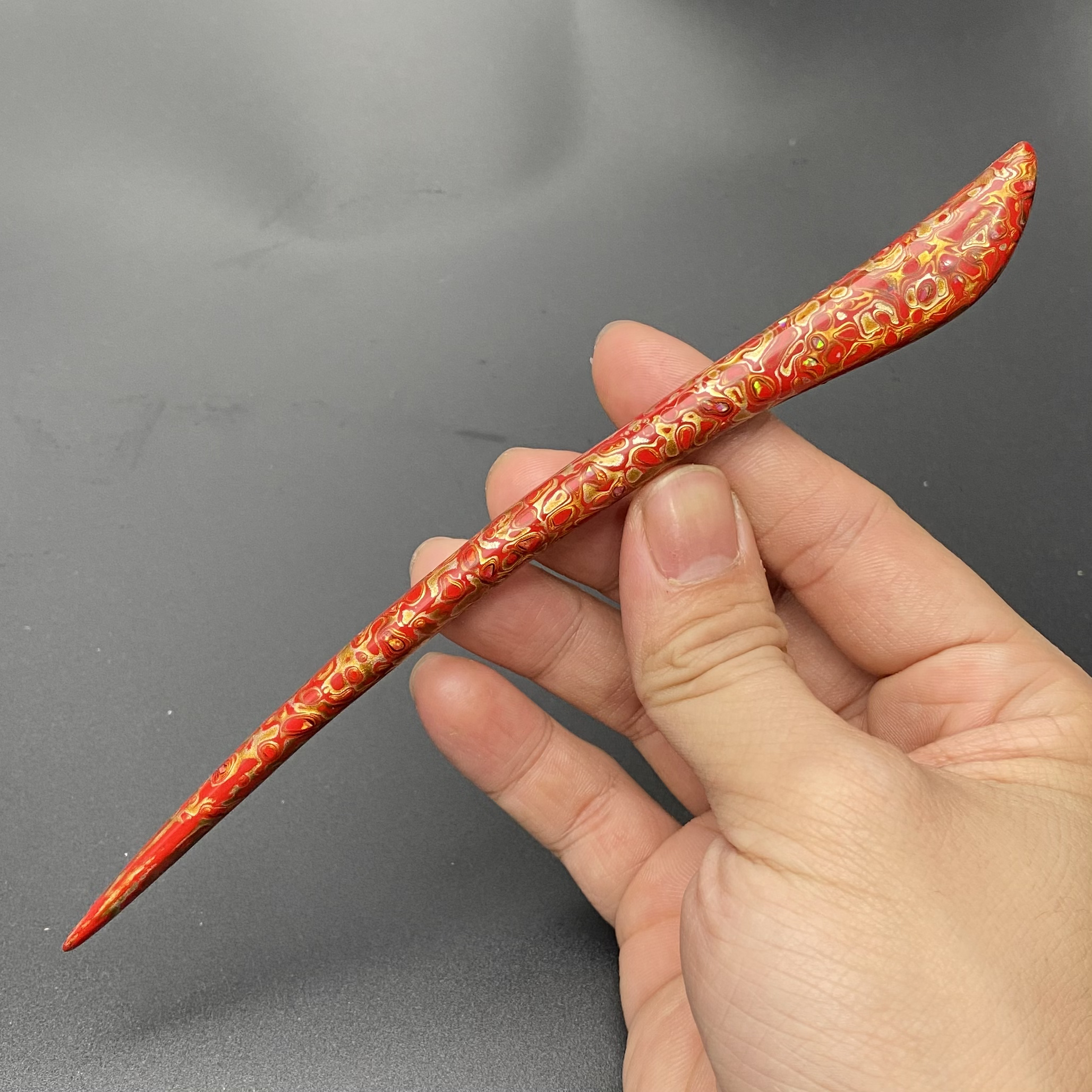 大漆发簪 漆器 非遗文化 