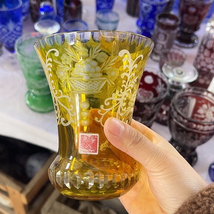 水晶玻璃手柄款微瑕一个