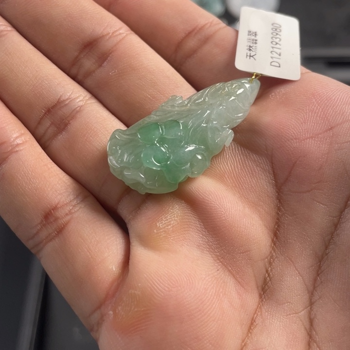 翡翠未镶嵌挂件翡翠首饰