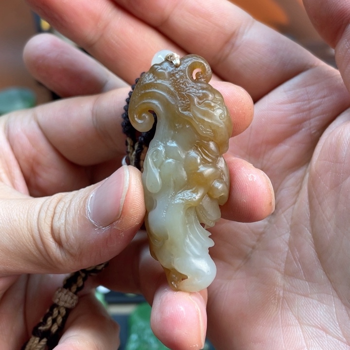 和田玉吊坠(不含链)未镶嵌