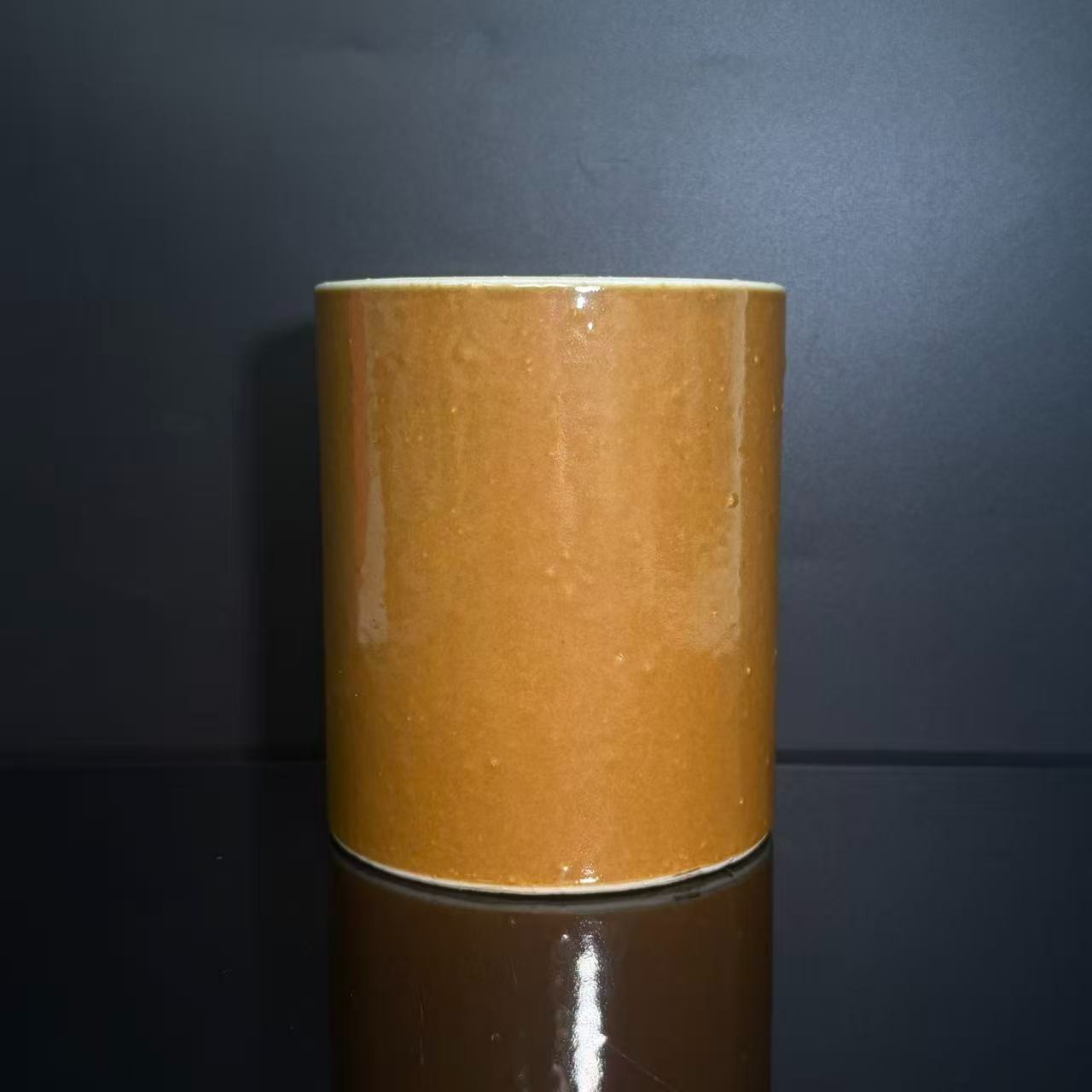 Lot10-铜釉笔筒-康熙年制款高14.5直径12-BJ11190015001003