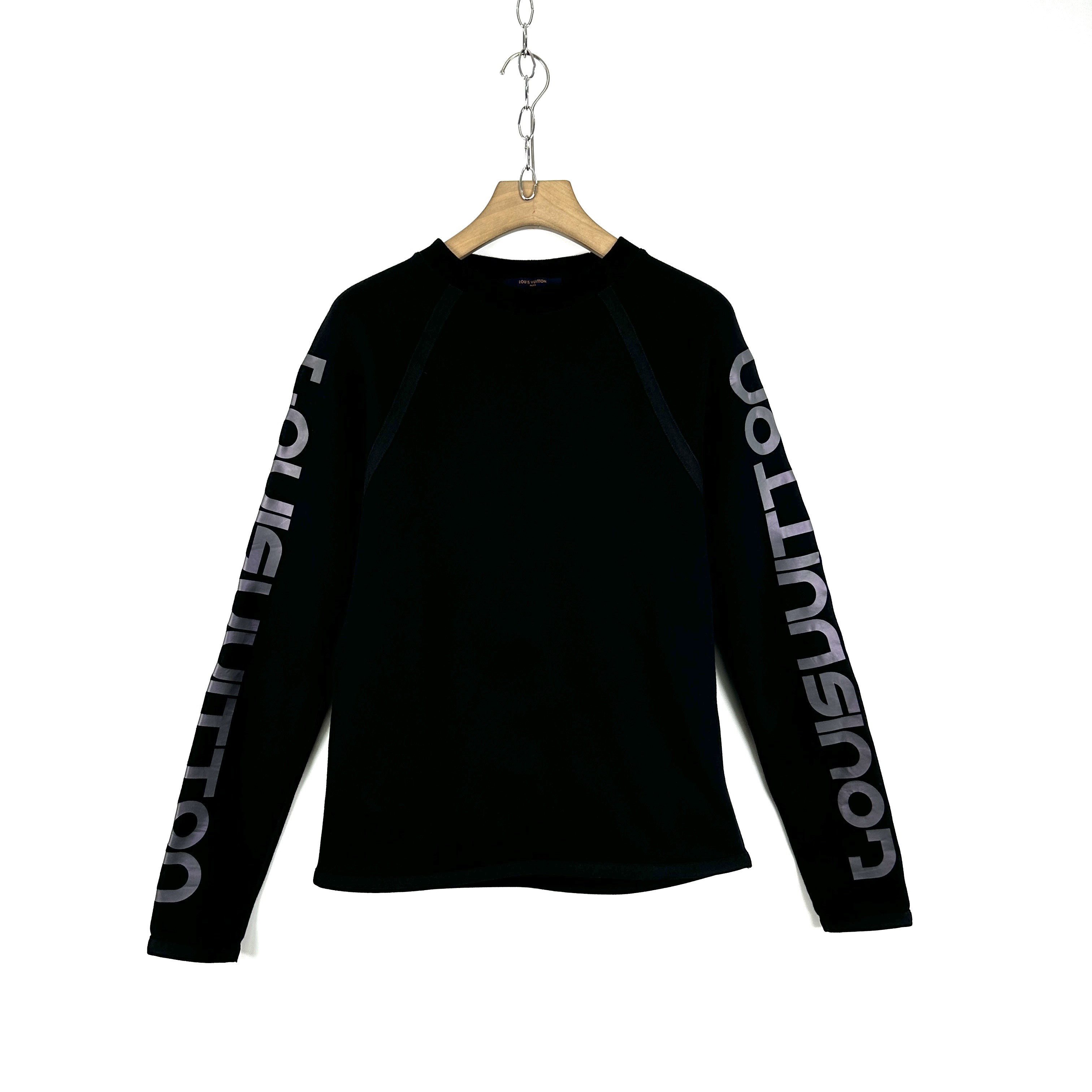 95新 LouisVuitton/路易威登 M码/97新/反光字母卫衣/编码07961