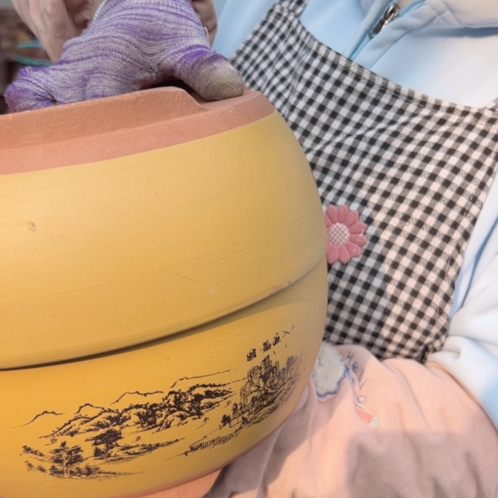 黄江山如画小一对花盆，现在都