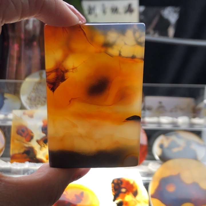 玛瑙/玉髓颈饰未镶嵌有霞150