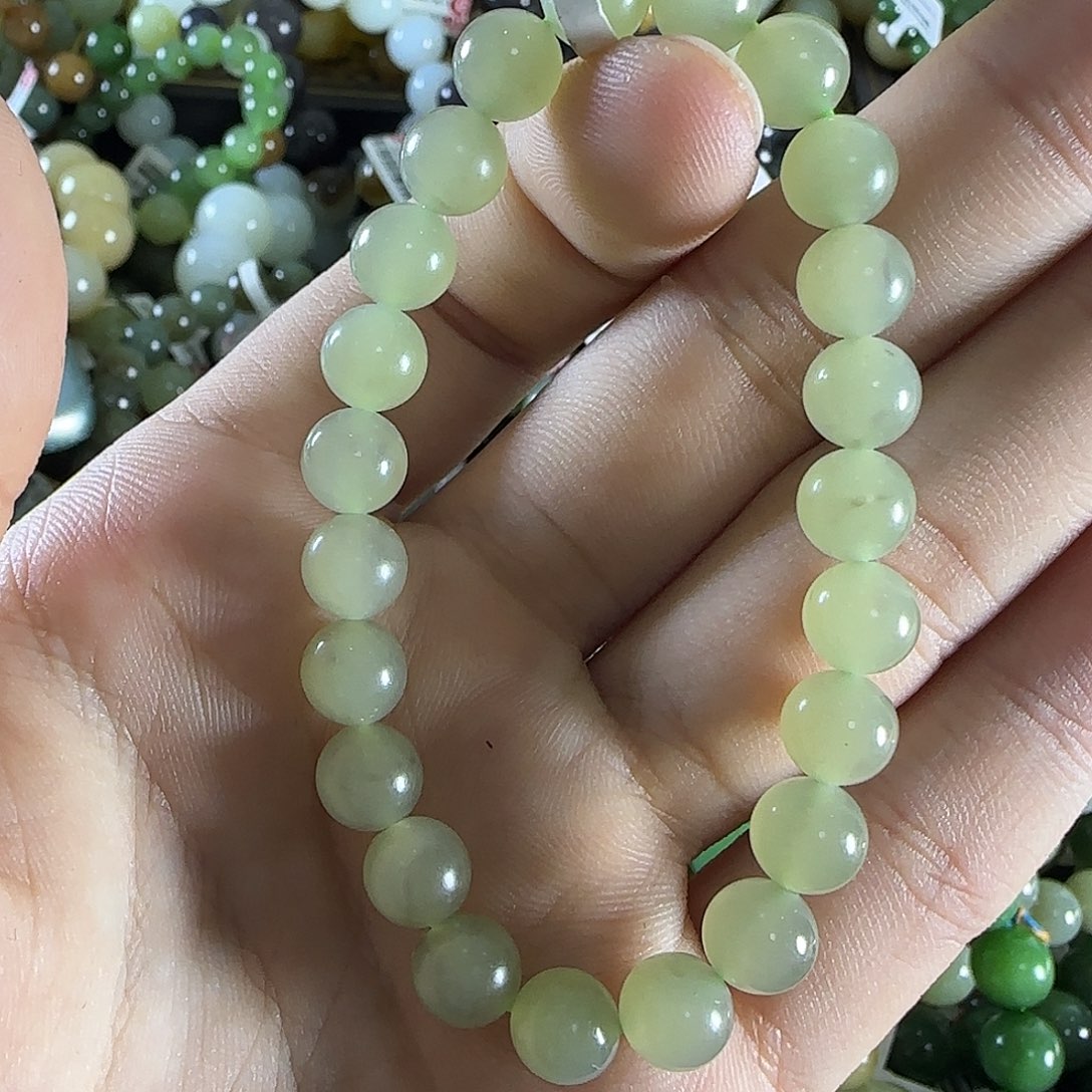 和田玉手链未镶嵌136