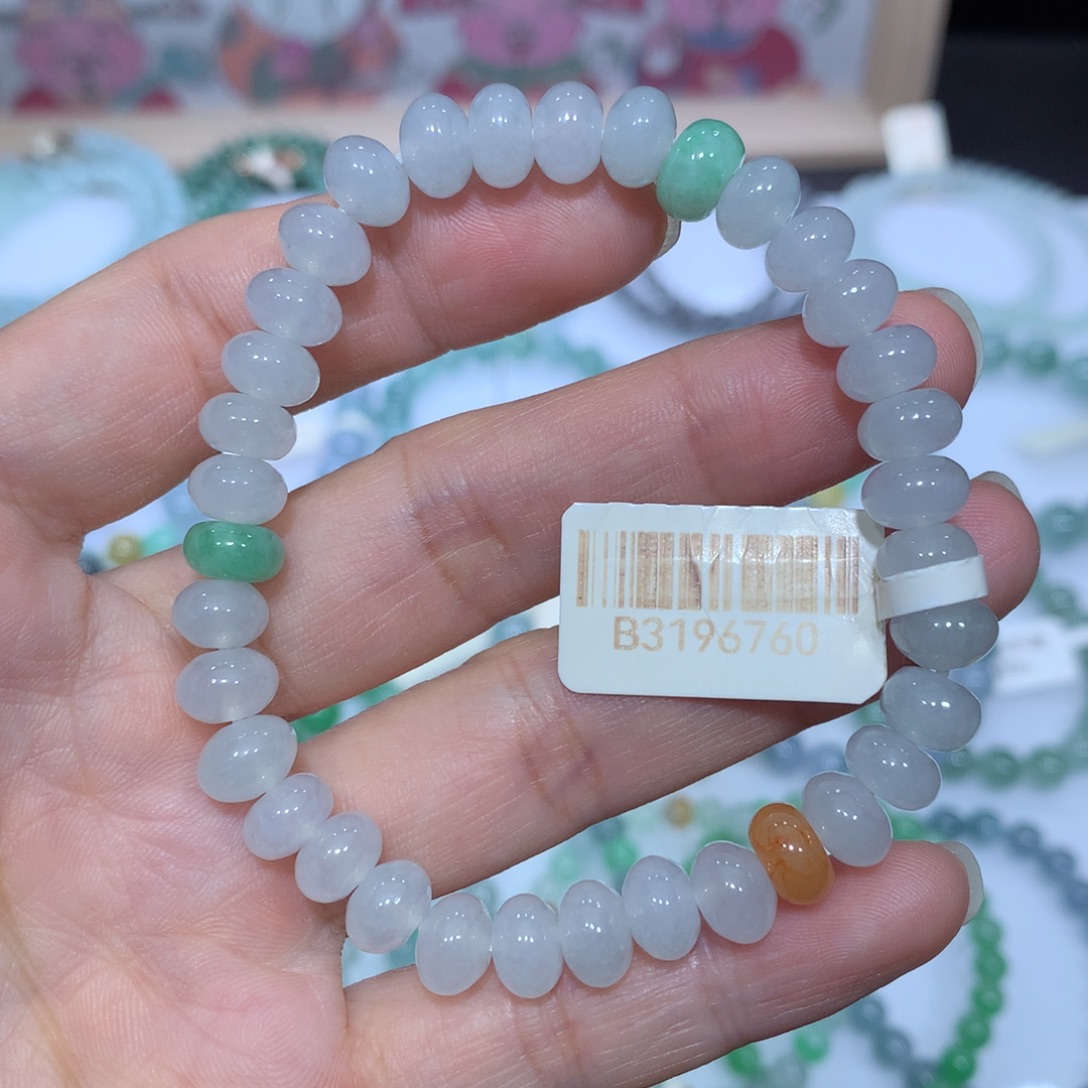 翡翠未镶嵌手链天然