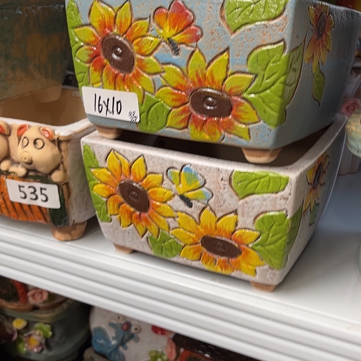 紫砂花盆粗陶材质多肉花盆