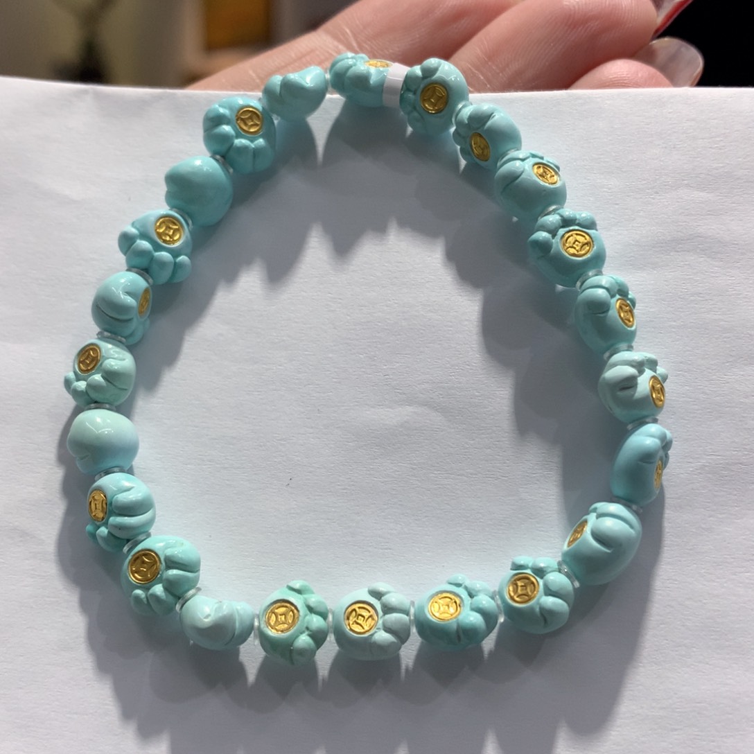 绿松石单圈未镶嵌