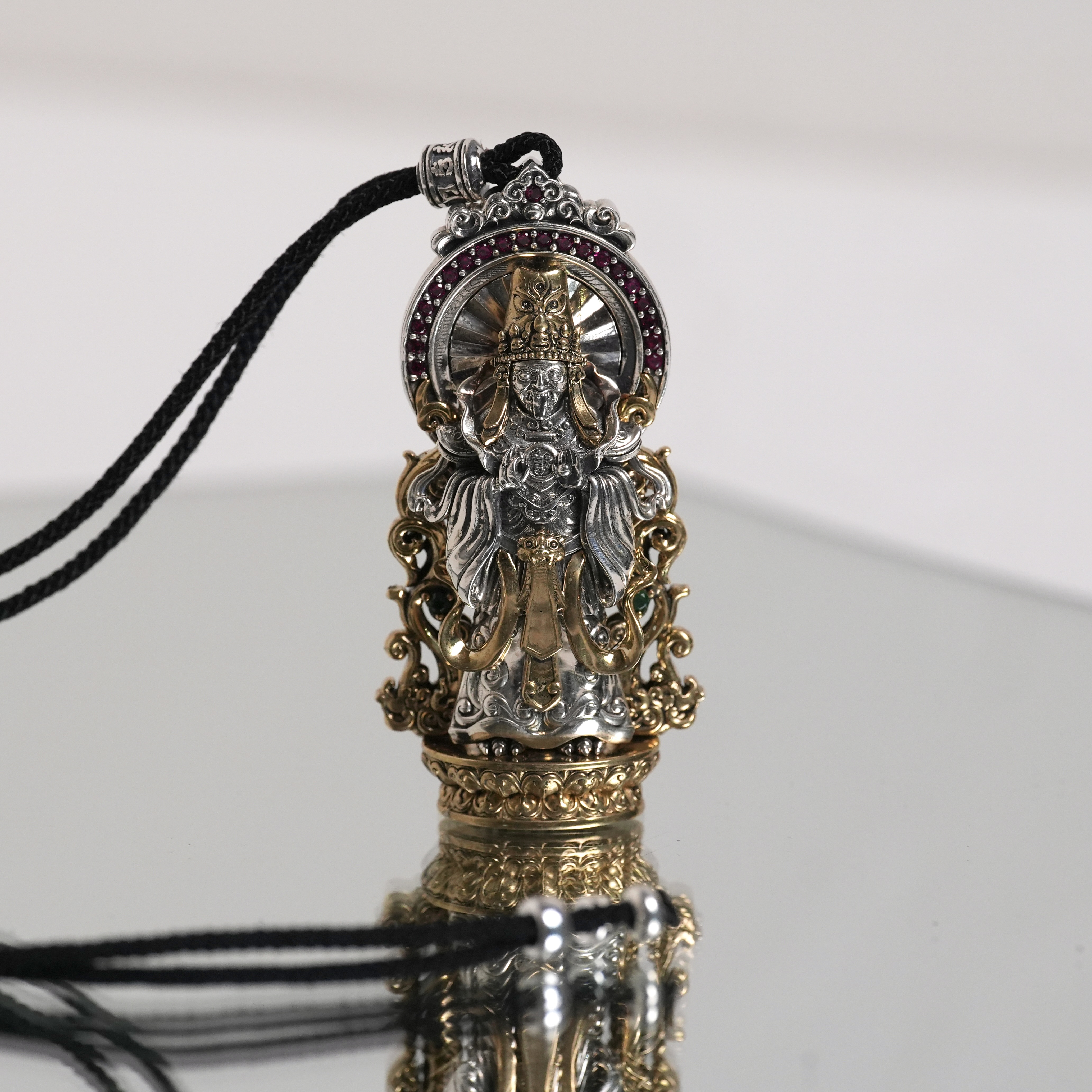 吊坠925银 【扎基拉姆毕业雕像】手工精致雕刻复古重工心念MNX