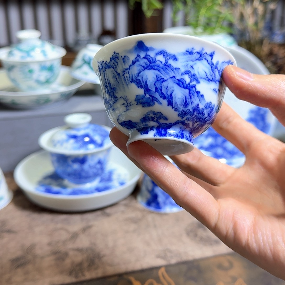 明逸堂山水赤壁主人杯