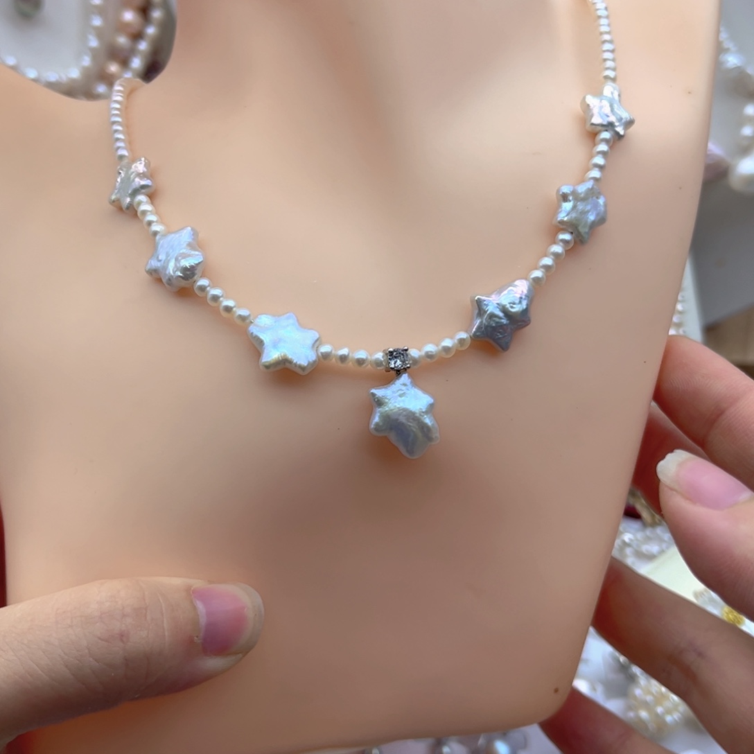 未镶嵌淡水珍珠颈饰