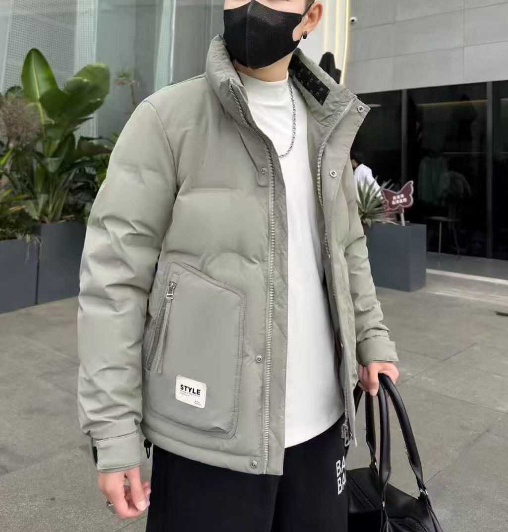 冬季高定版时尚百搭户外休闲保暖立领防风御寒加厚外套#7774