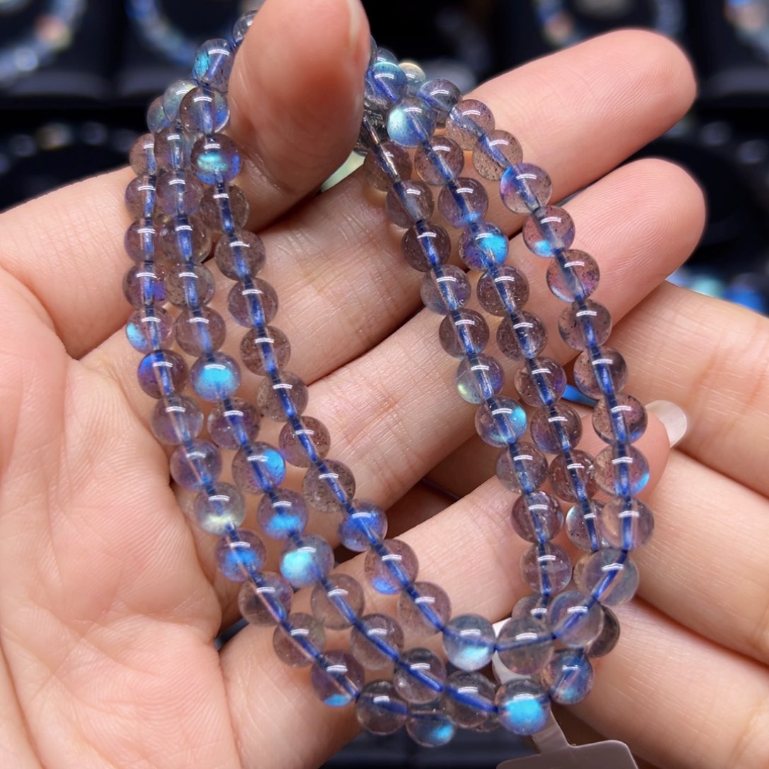 未镶嵌手链长石5.6左右