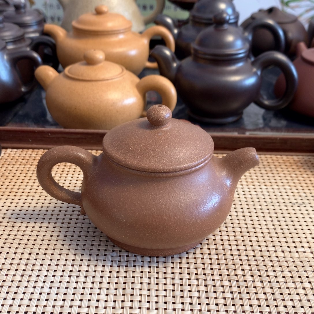 茶壶紫砂宜兴原矿老段泥160cc