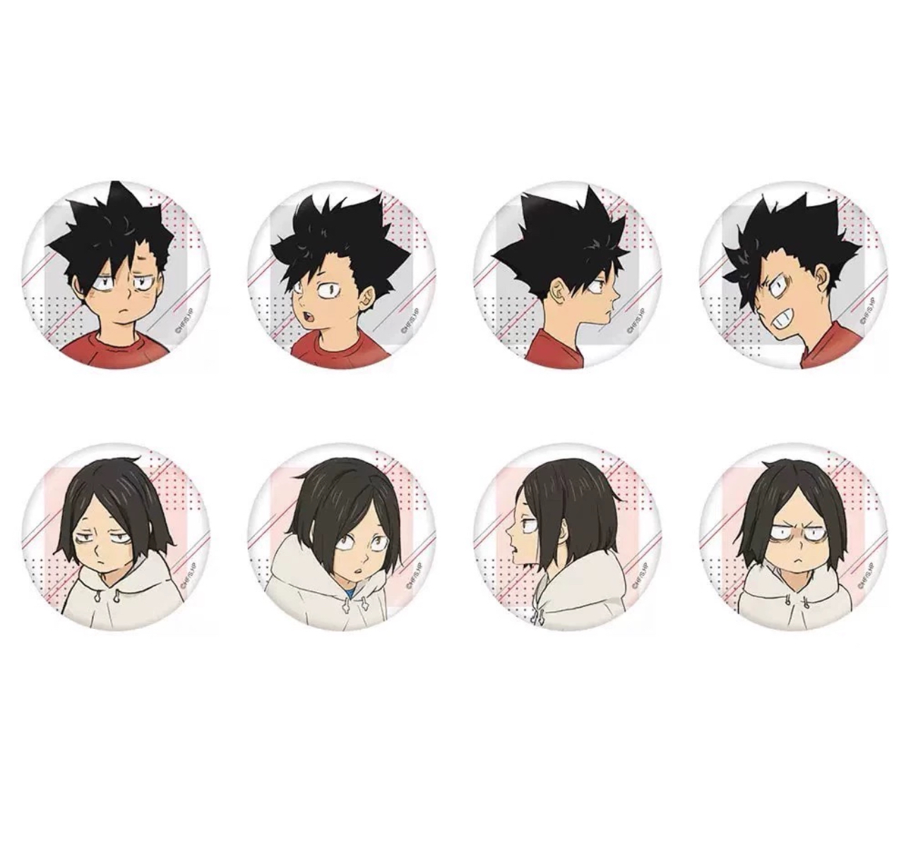 【日谷】排球少年黑尾研磨幼年 徽章吧唧盲盒默认代拆（拆开不退）