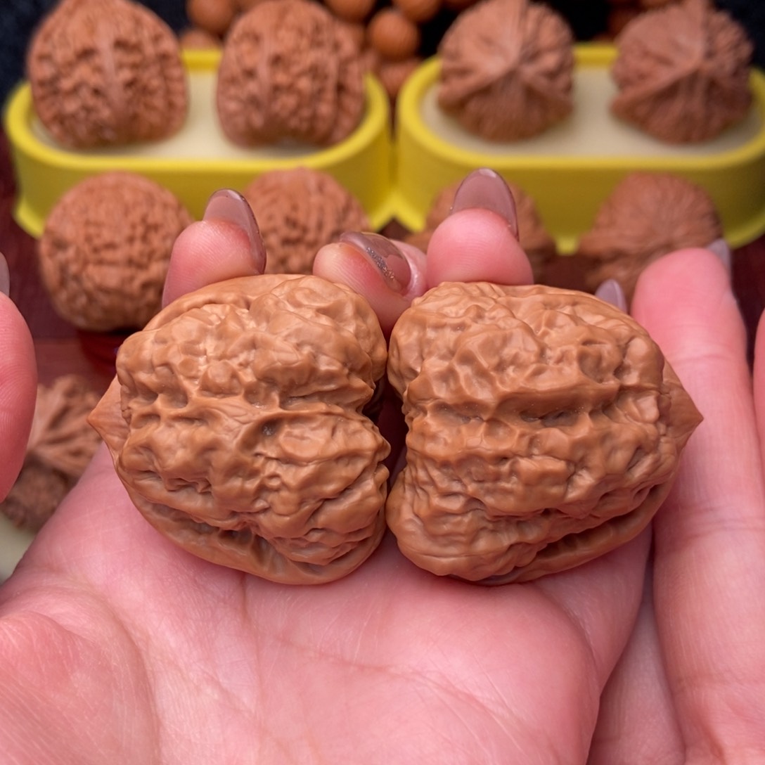 把件文玩核桃38延庆 蛤蟆头