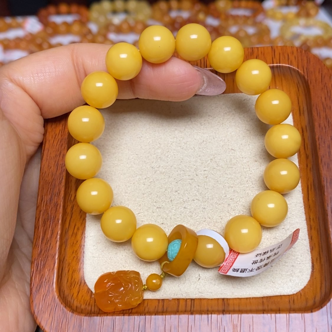 【闪购商品】未镶嵌蜜蜡手链手串