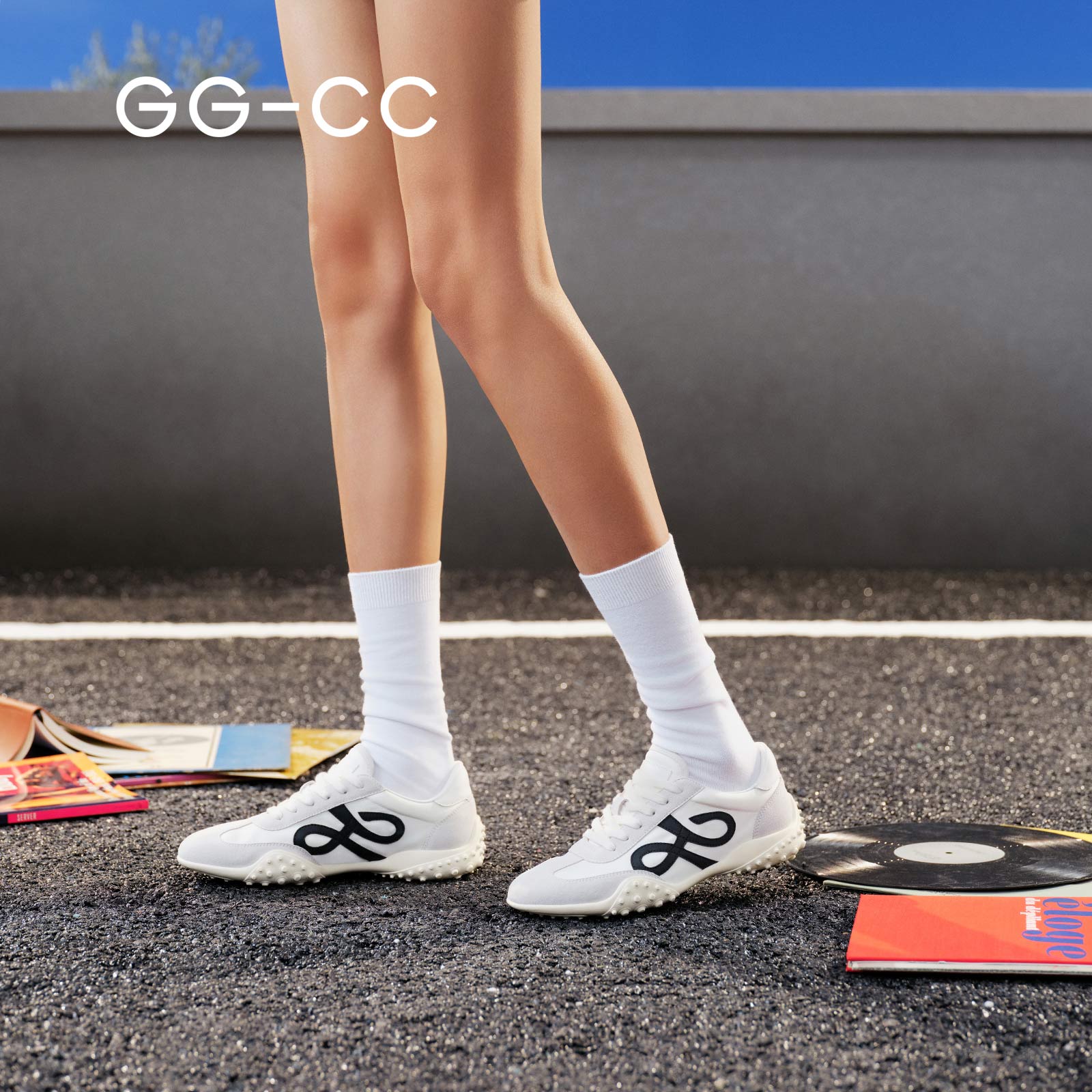 【城市脉搏】GG-CC2025年新款时尚轻量德训鞋通勤户外休闲鞋女6776