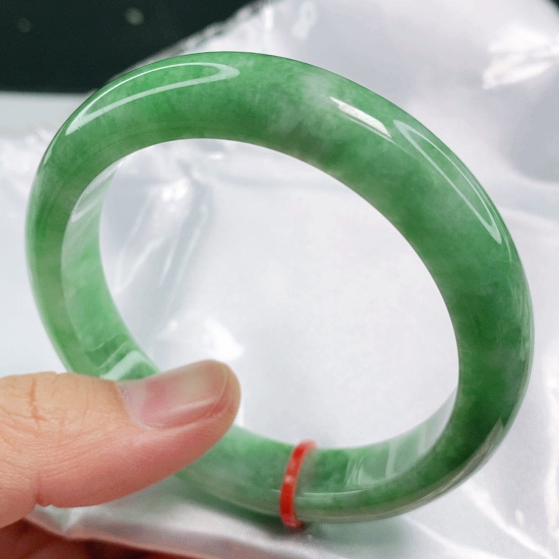 未镶嵌手镯翡翠55.8圈口