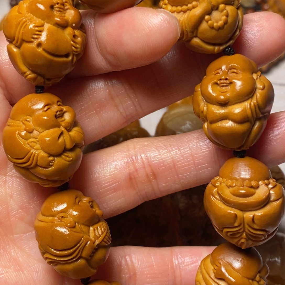 橄榄核手串/手链八大弥勒1.9