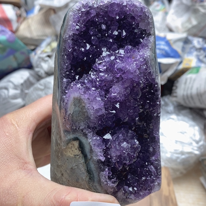 紫晶珠宝半成品未镶嵌