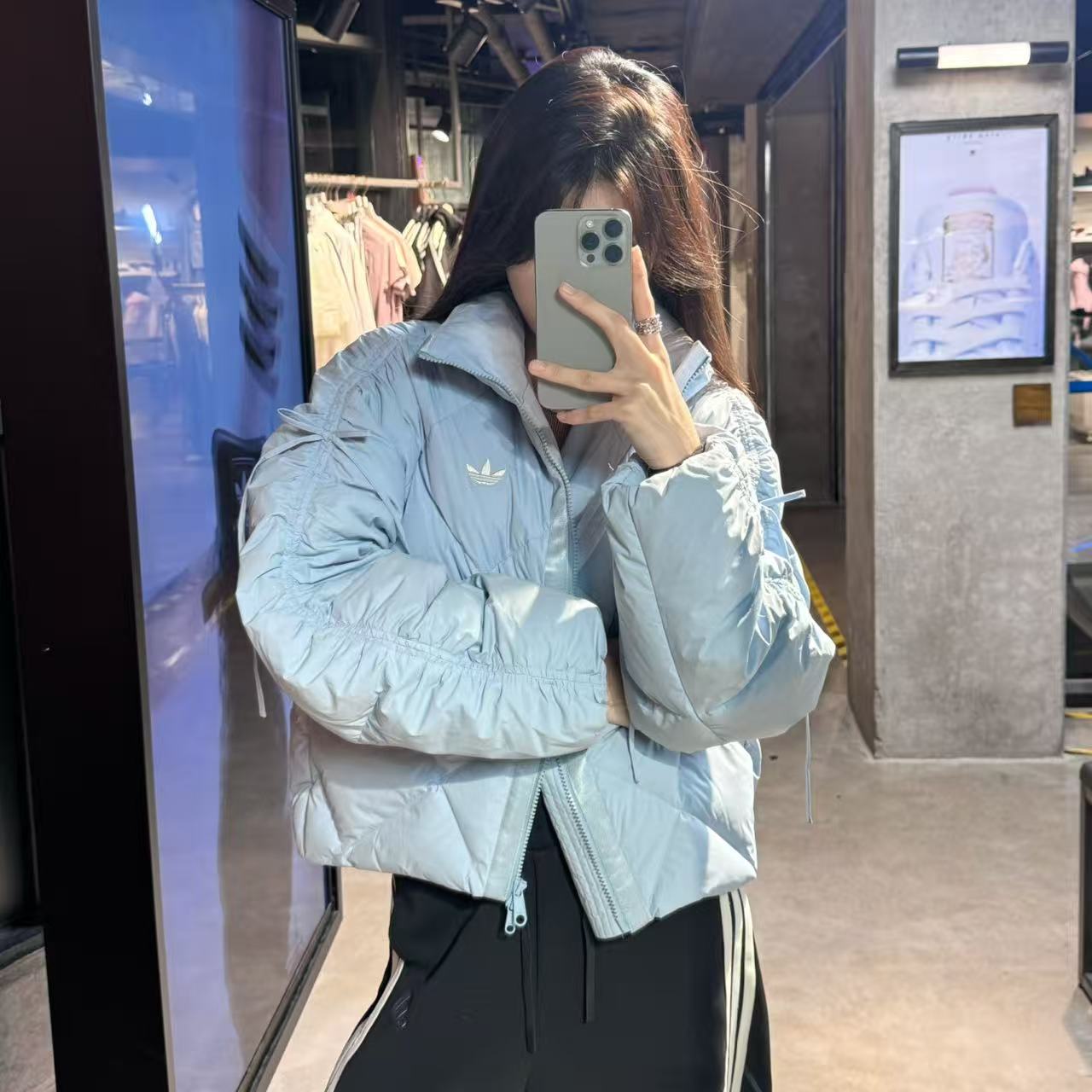 adidas BOW COM DOWN JACKET 保暖运动羽绒服 KC2612