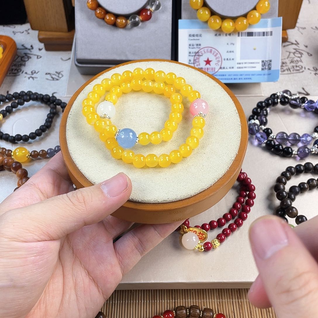 玛瑙手饰银S925镀金镶嵌