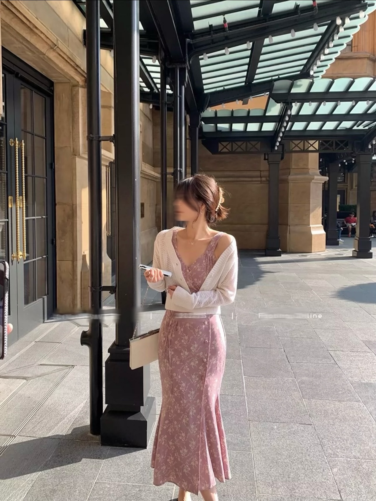 白云*甜 伊甸园序约法式吊带连衣裙