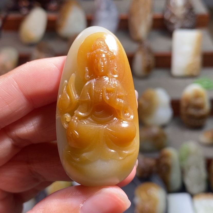 【闪购商品】和田玉（糖玉）吊坠未镶嵌