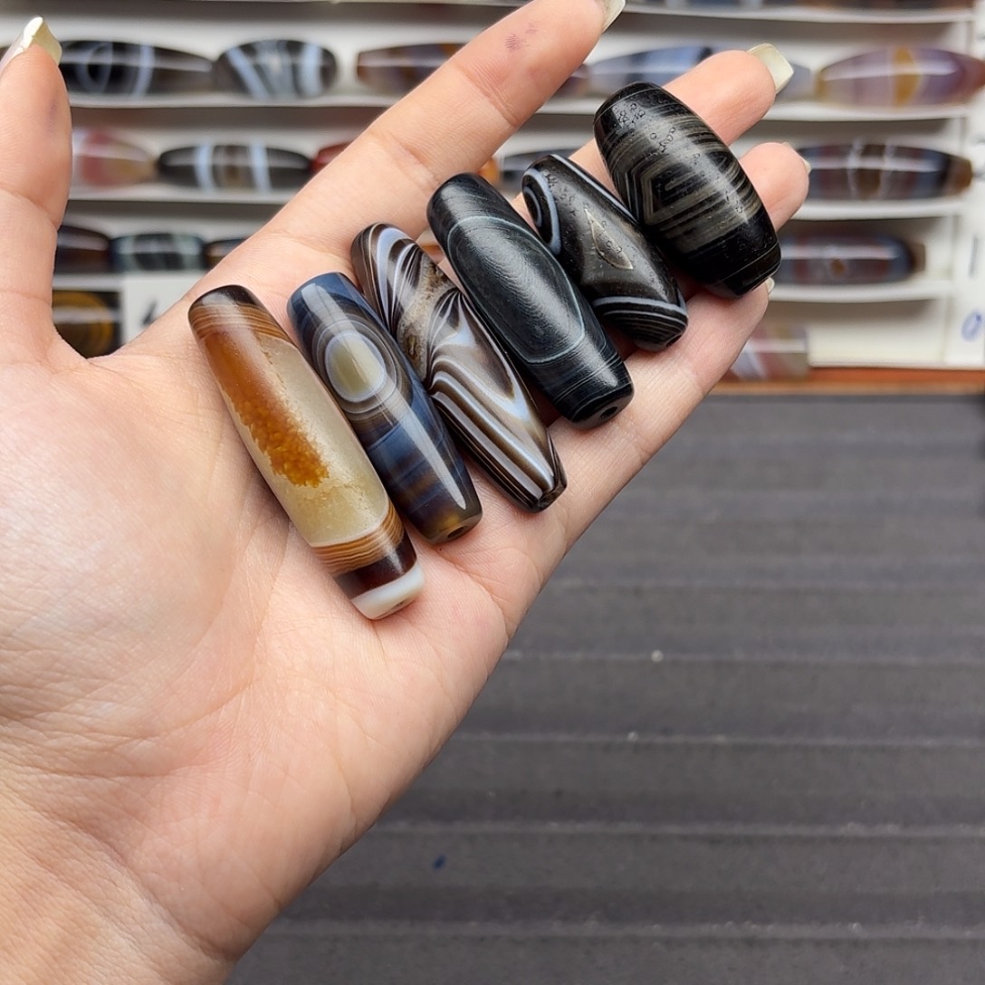 满***）玛瑙/玉髓合金珠宝半成品