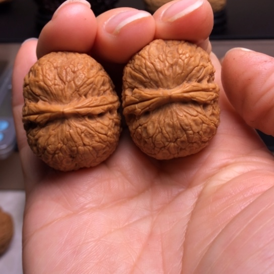 文玩核桃把件花生元宝14