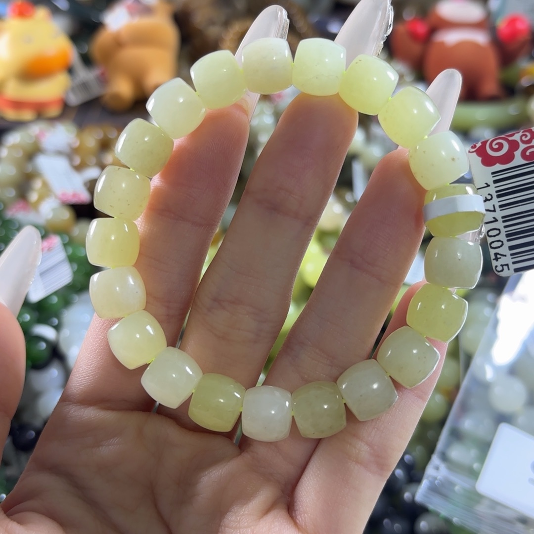 和田玉未镶嵌手链33