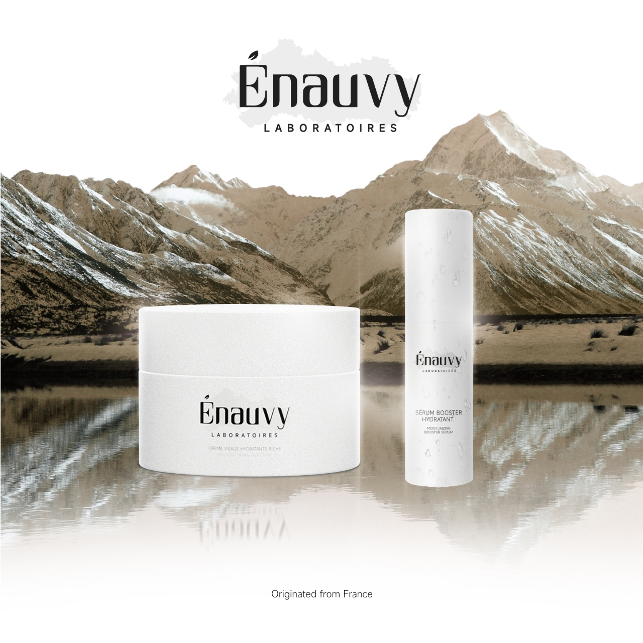 经典组合Enauvy LABORATOIRES法国实验室水光修复套组