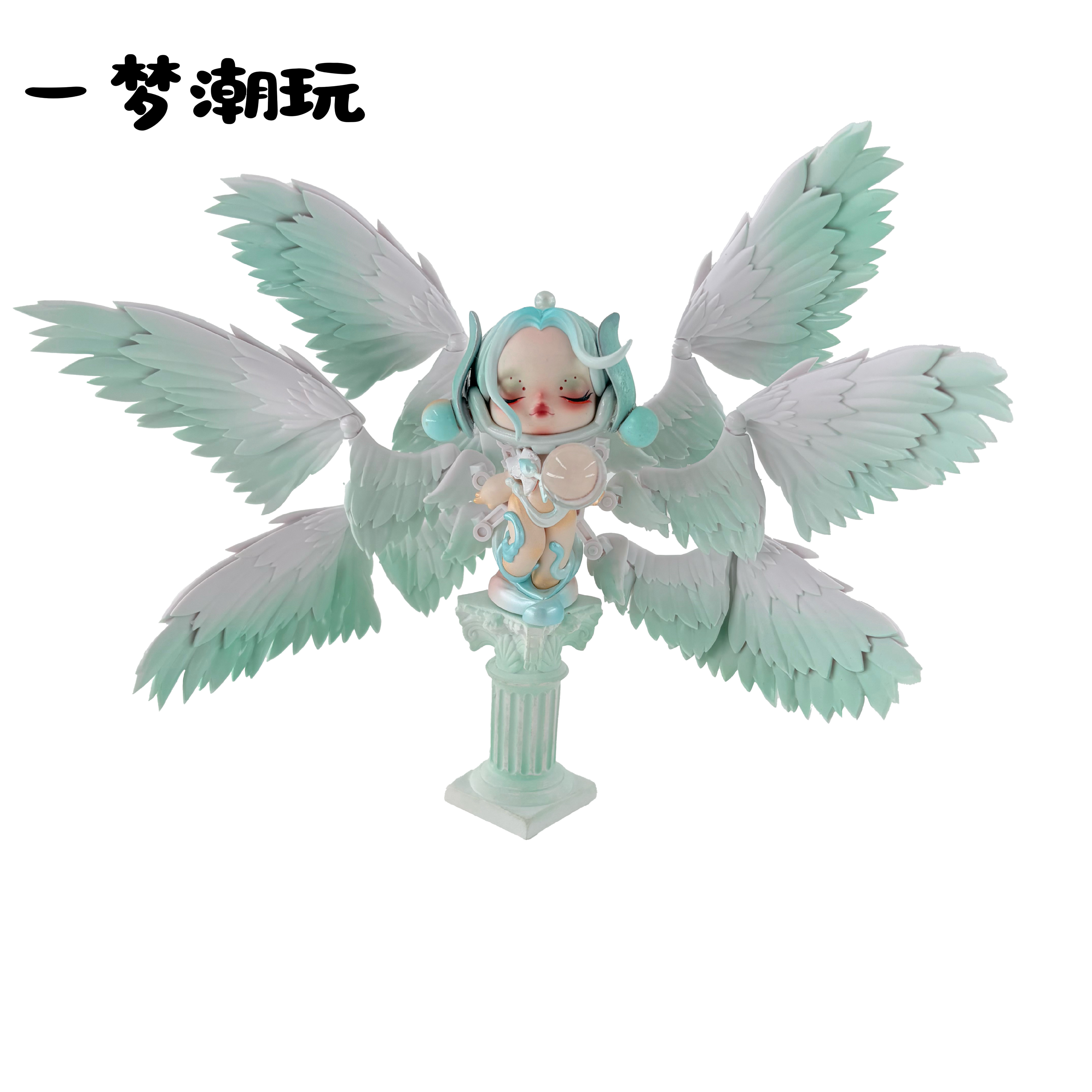 纯手工sp改娃青晴六翼天使可爱精致七夕精选可爱精致