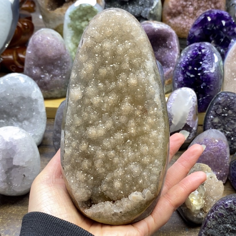 【闪购商品】未镶嵌大型摆件（非配饰）紫晶+****E