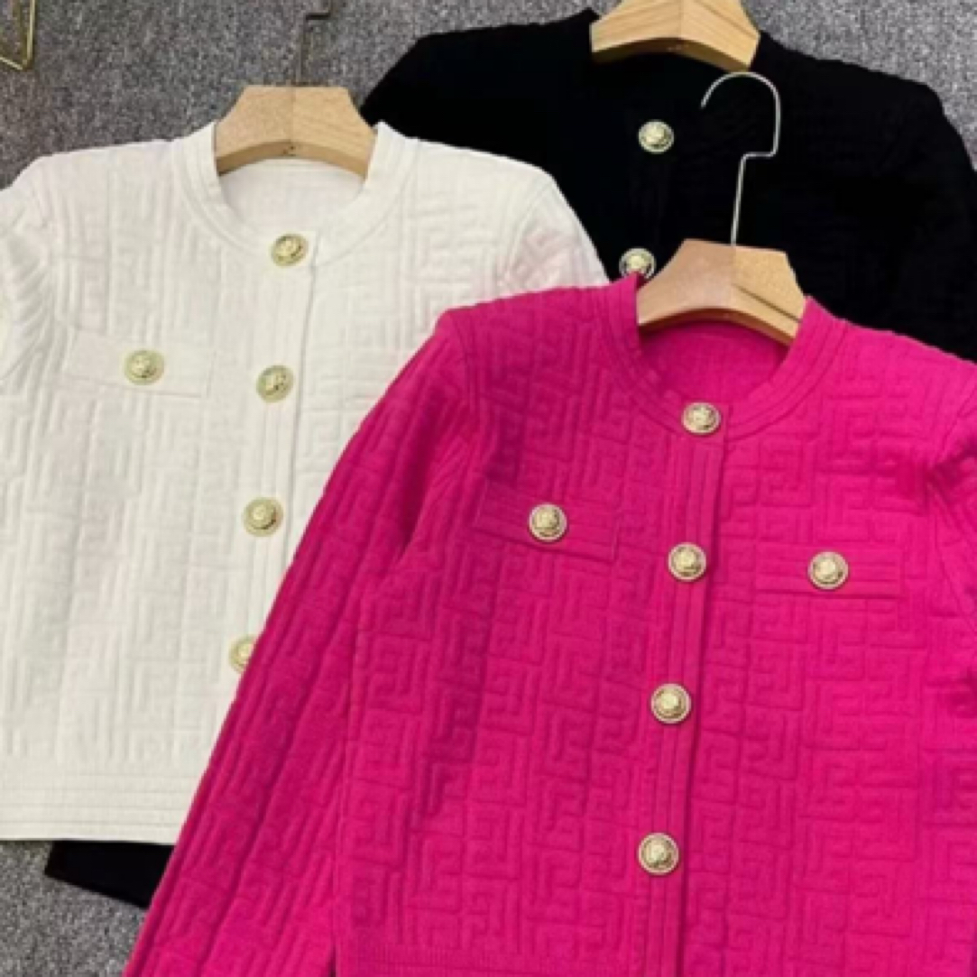 D50083南油爆款气质小香风外套