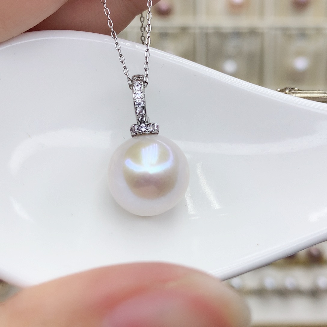 淡水珍珠颈饰合金