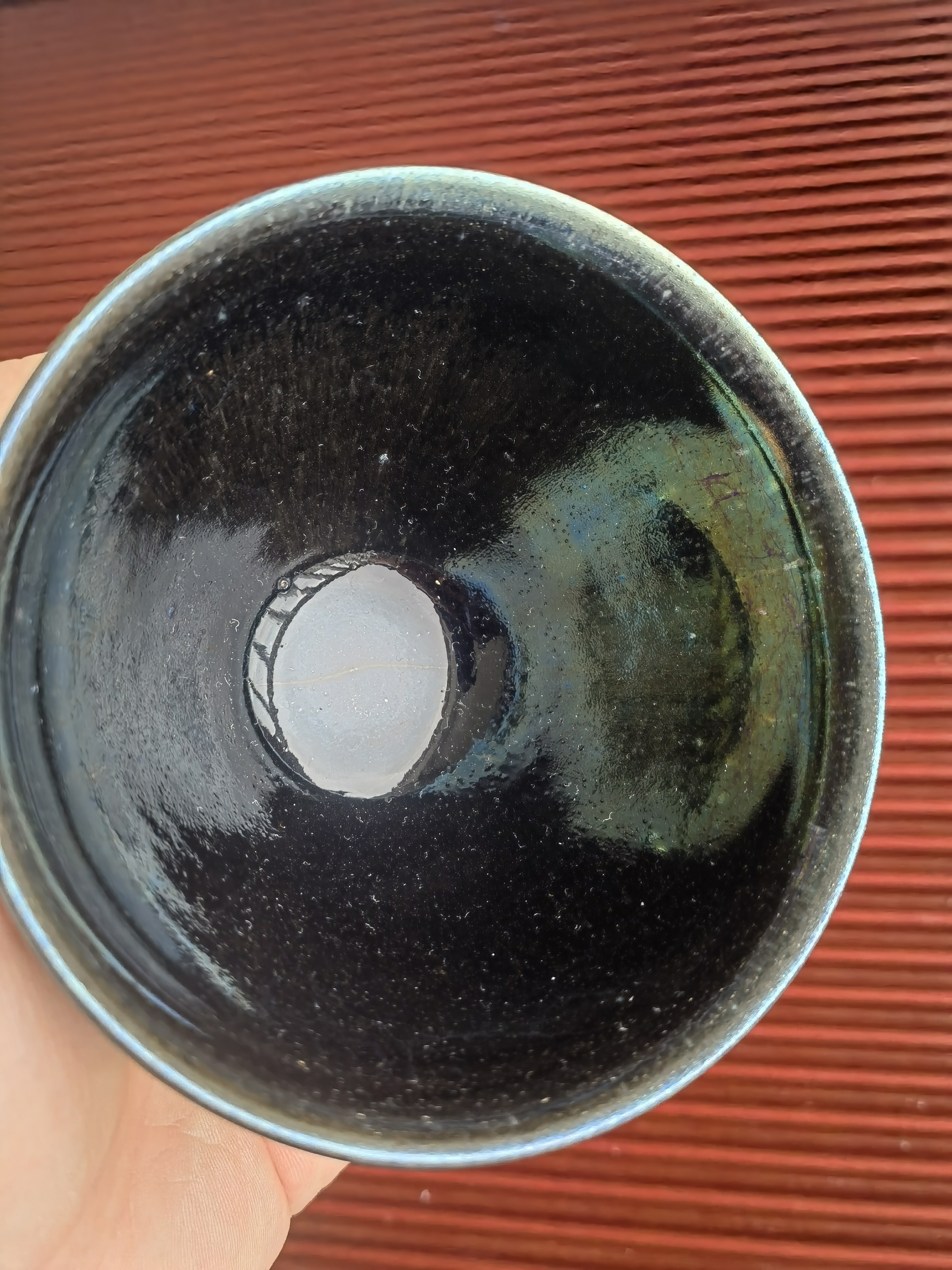 徐祖鹏柴烧复古乌金束口盏