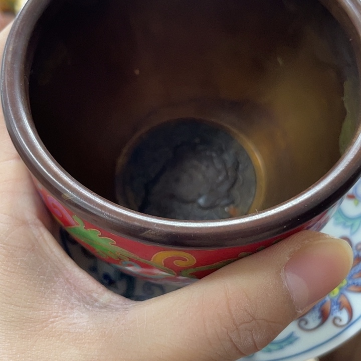 瓷片精致雕刻工艺品