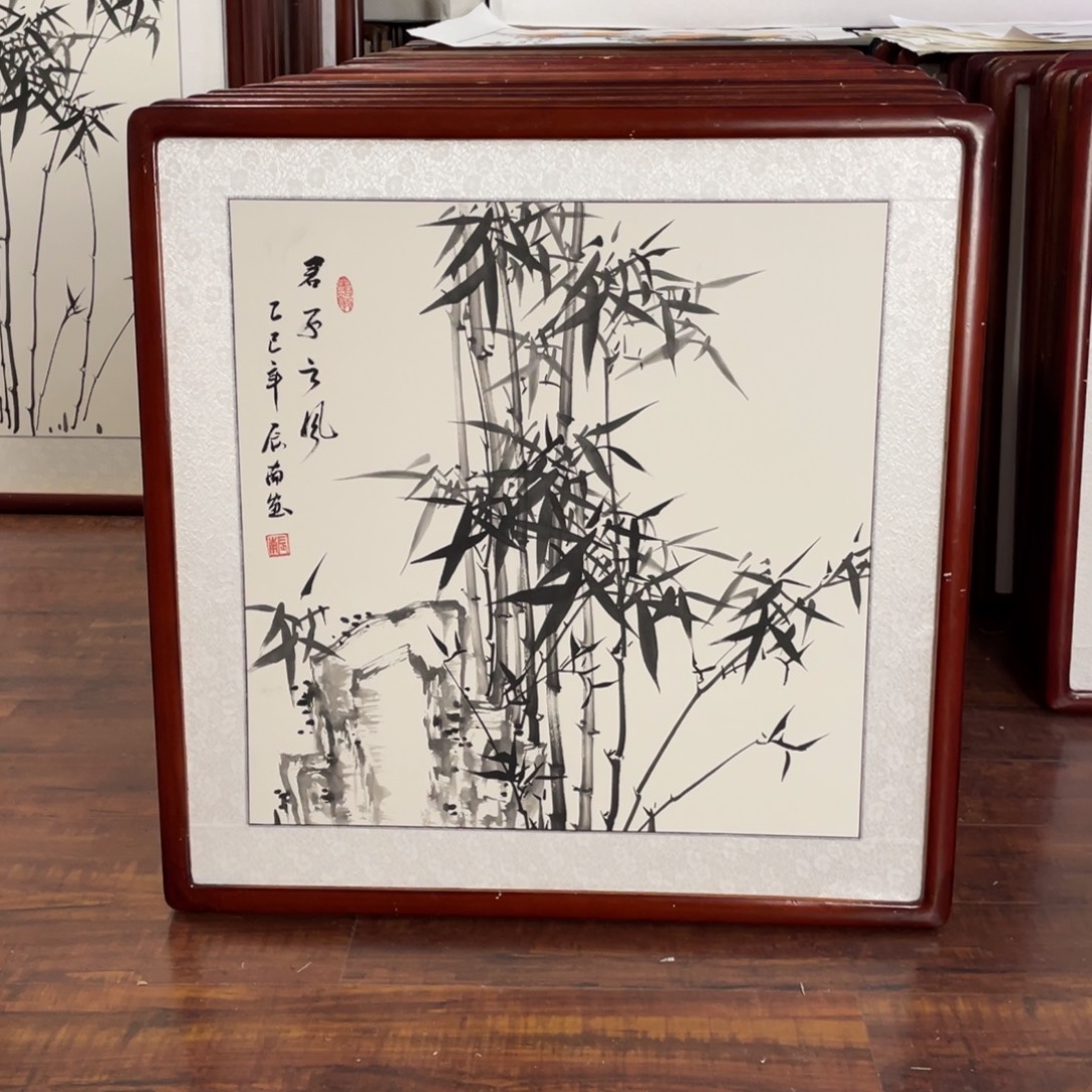 国画带框尺寸63*63厘米