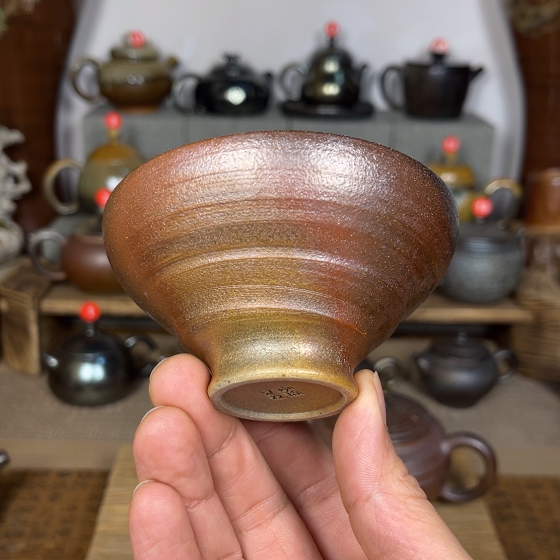 壶大口斗笠螺纹扭扭杯120c c