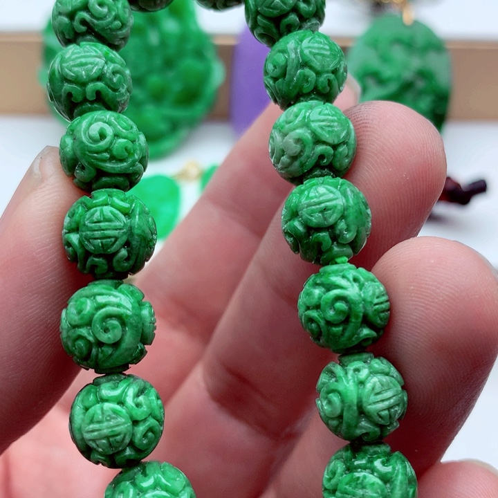 翡翠未镶嵌手链手串