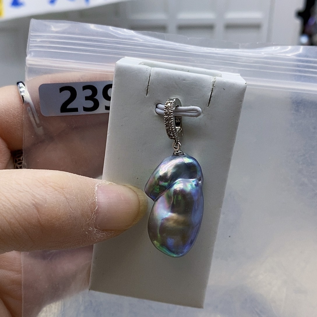 颈饰合金淡水珍珠