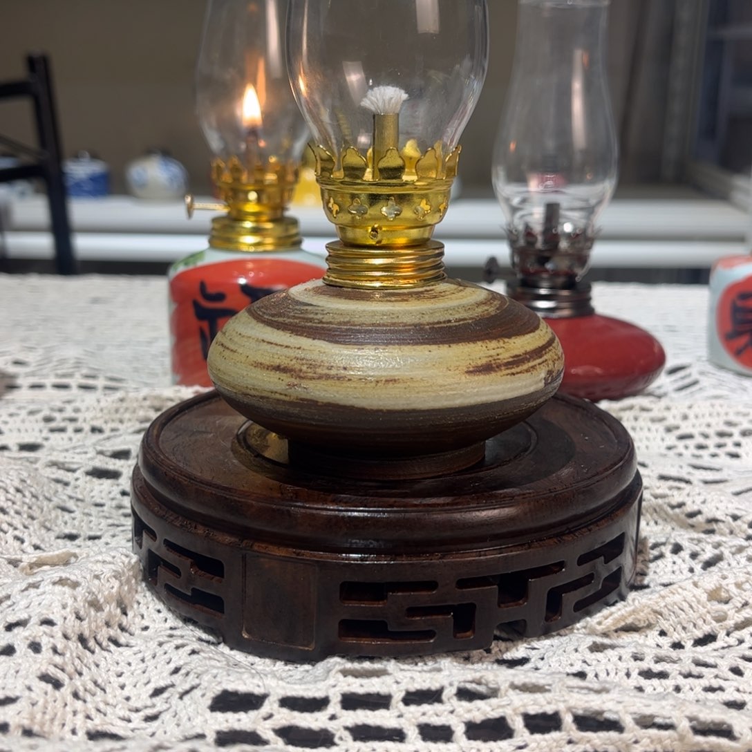 摆件景德镇陶瓷香薰灯