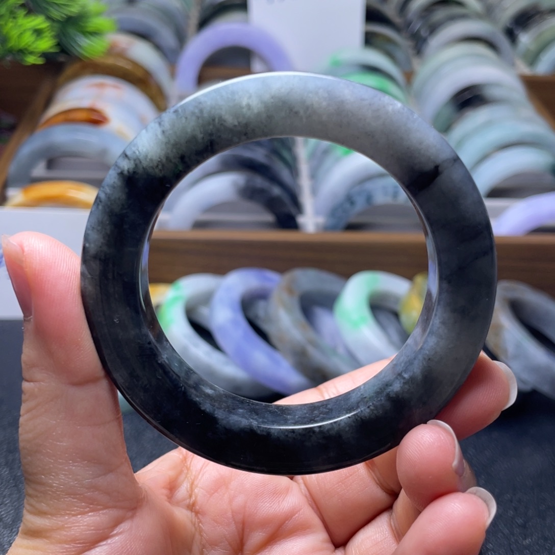 定制翡翠未镶嵌纯天然翡翠手镯定制