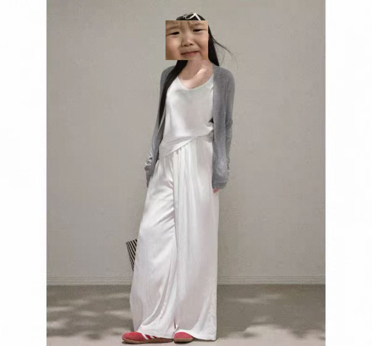 三金 松弛穿搭背心开衫休闲裤套装22715外披225726背心25726裤