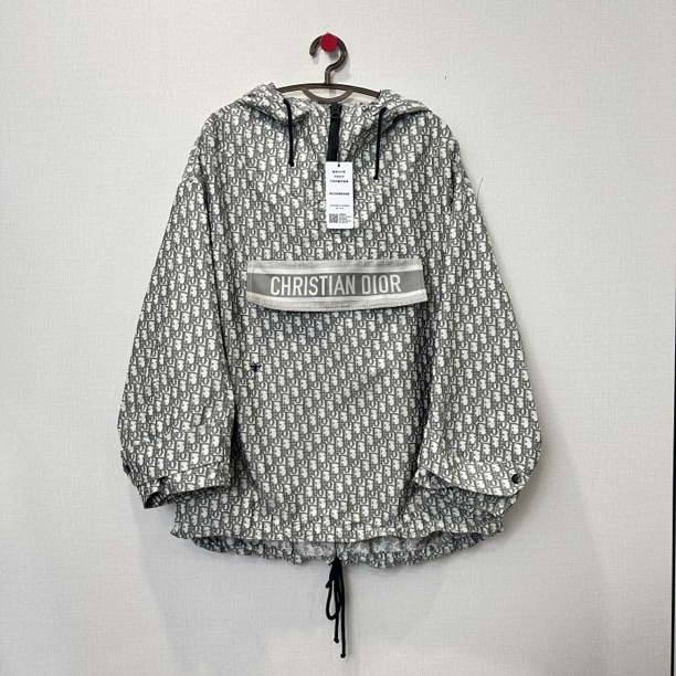 99新 DIOR/迪奥 满印套头帽衫/尺码XS/编号11732