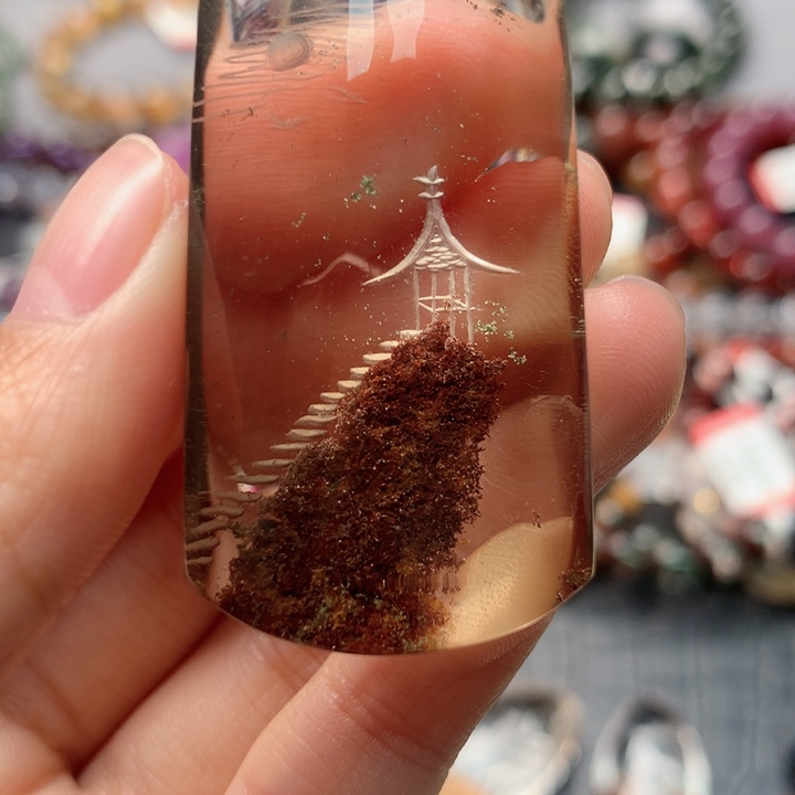 水晶吊坠(不含链)未镶嵌